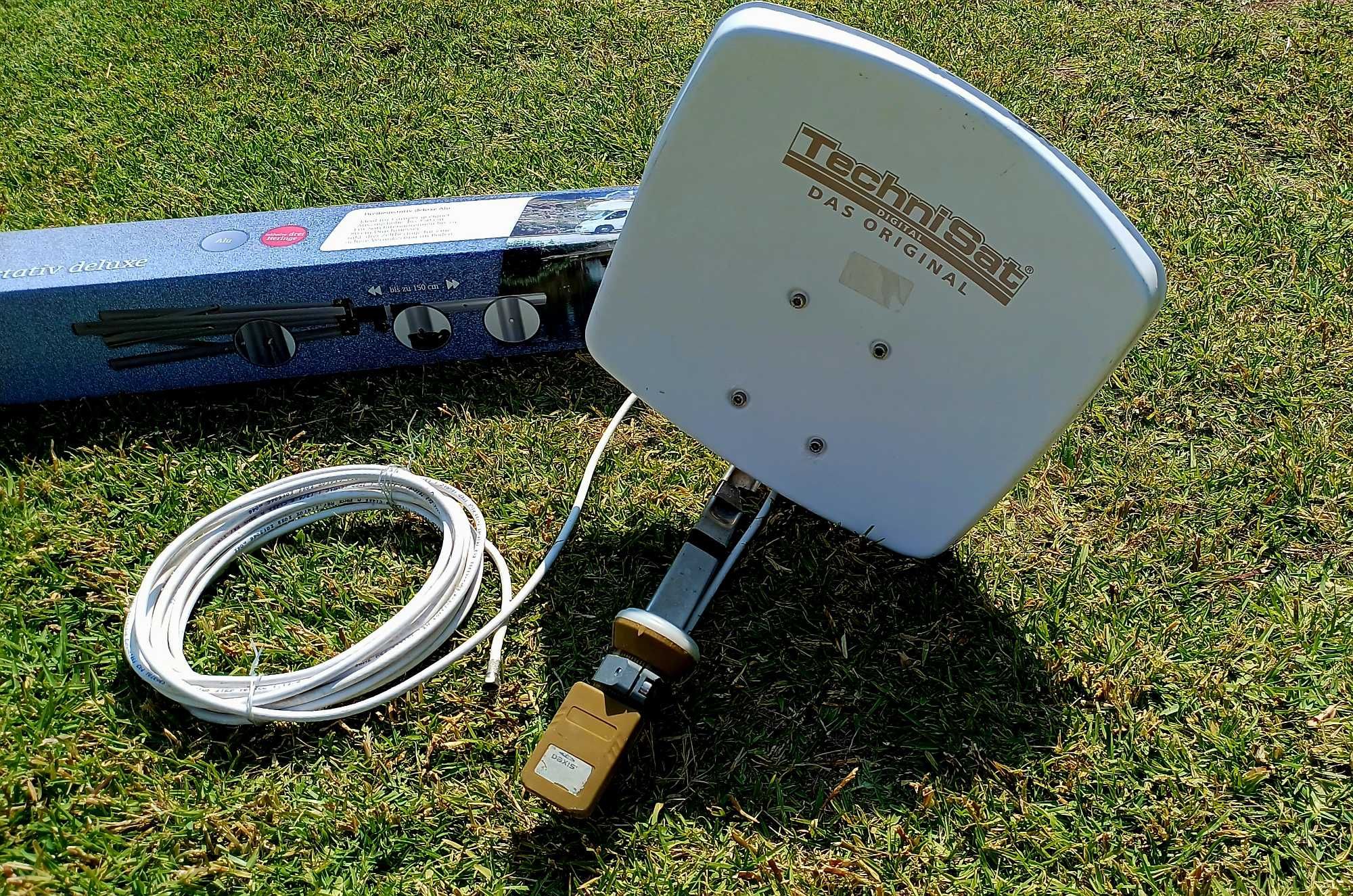 Tripé em alumínio + Antena parabólica