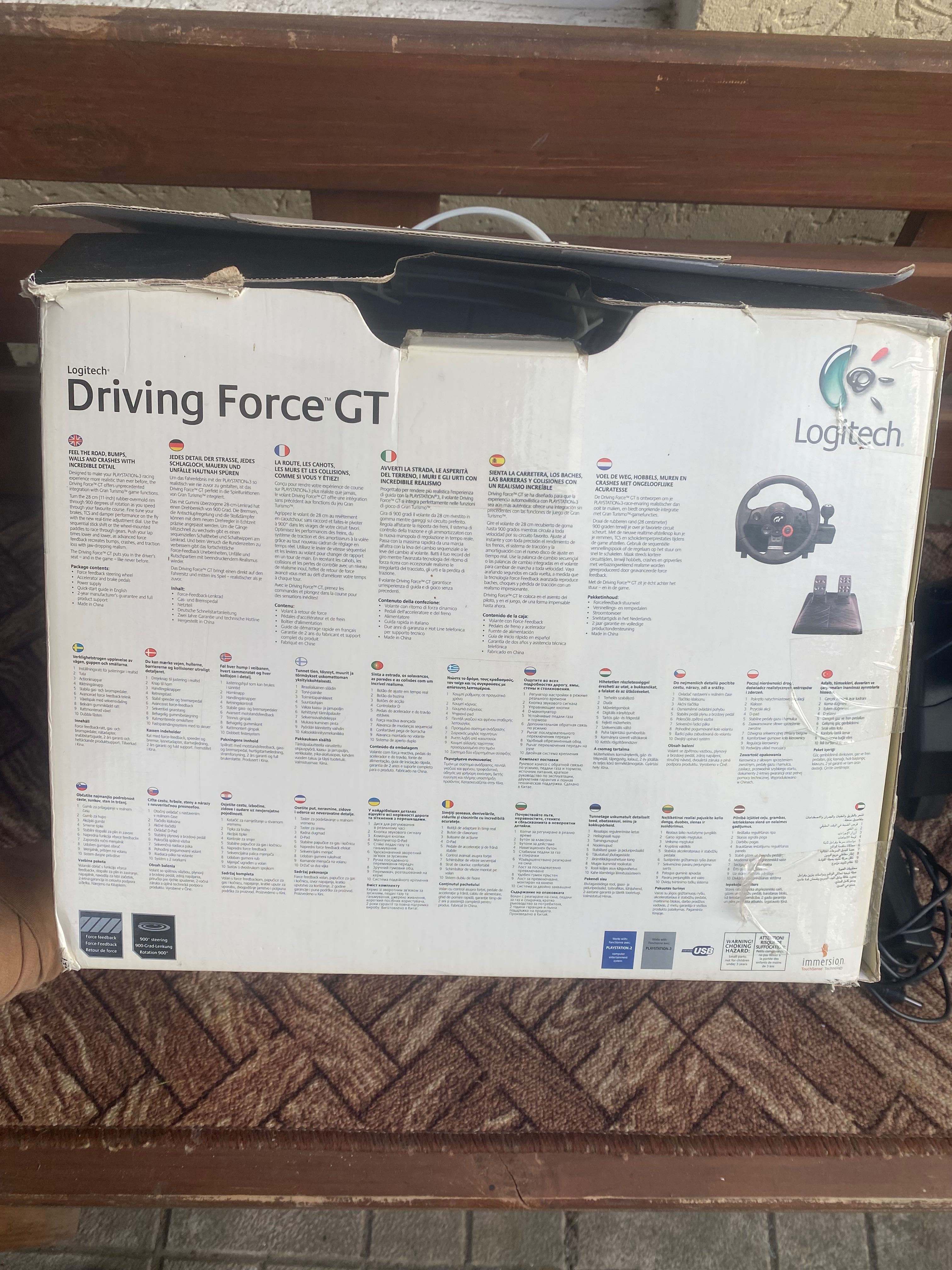 Ігровий руль Logitech GT
