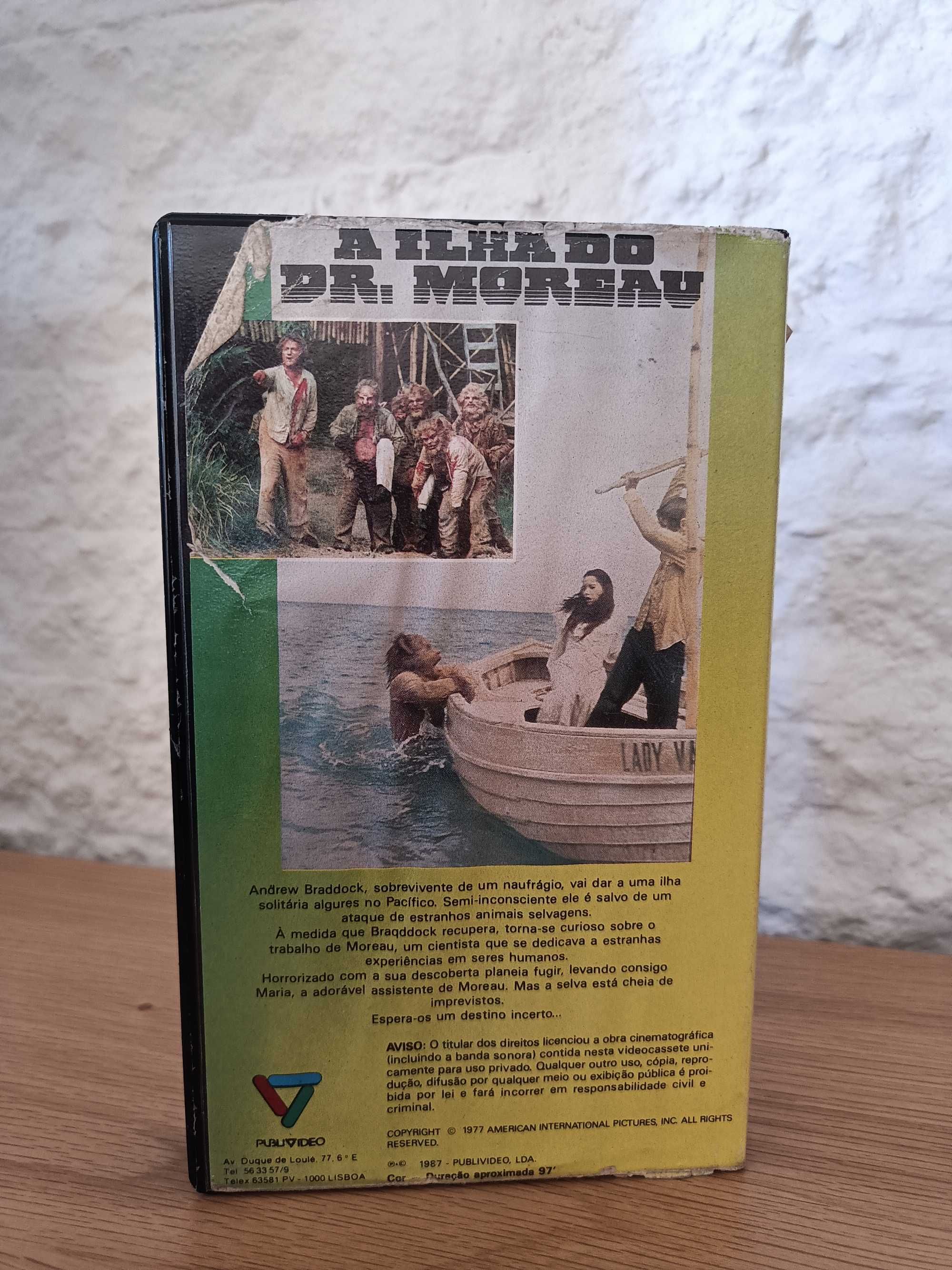 Filme VHS Ilha do Dr. Moreau (The Island Of Dr. Moreau)