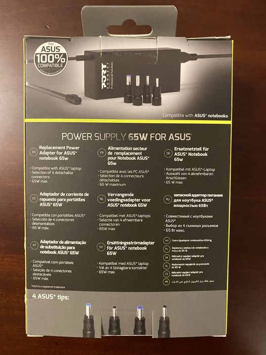 Carregador universal Asus 65w