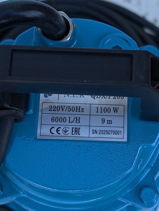 Насос для каналізації QDX, брудної води і вигрібної ями