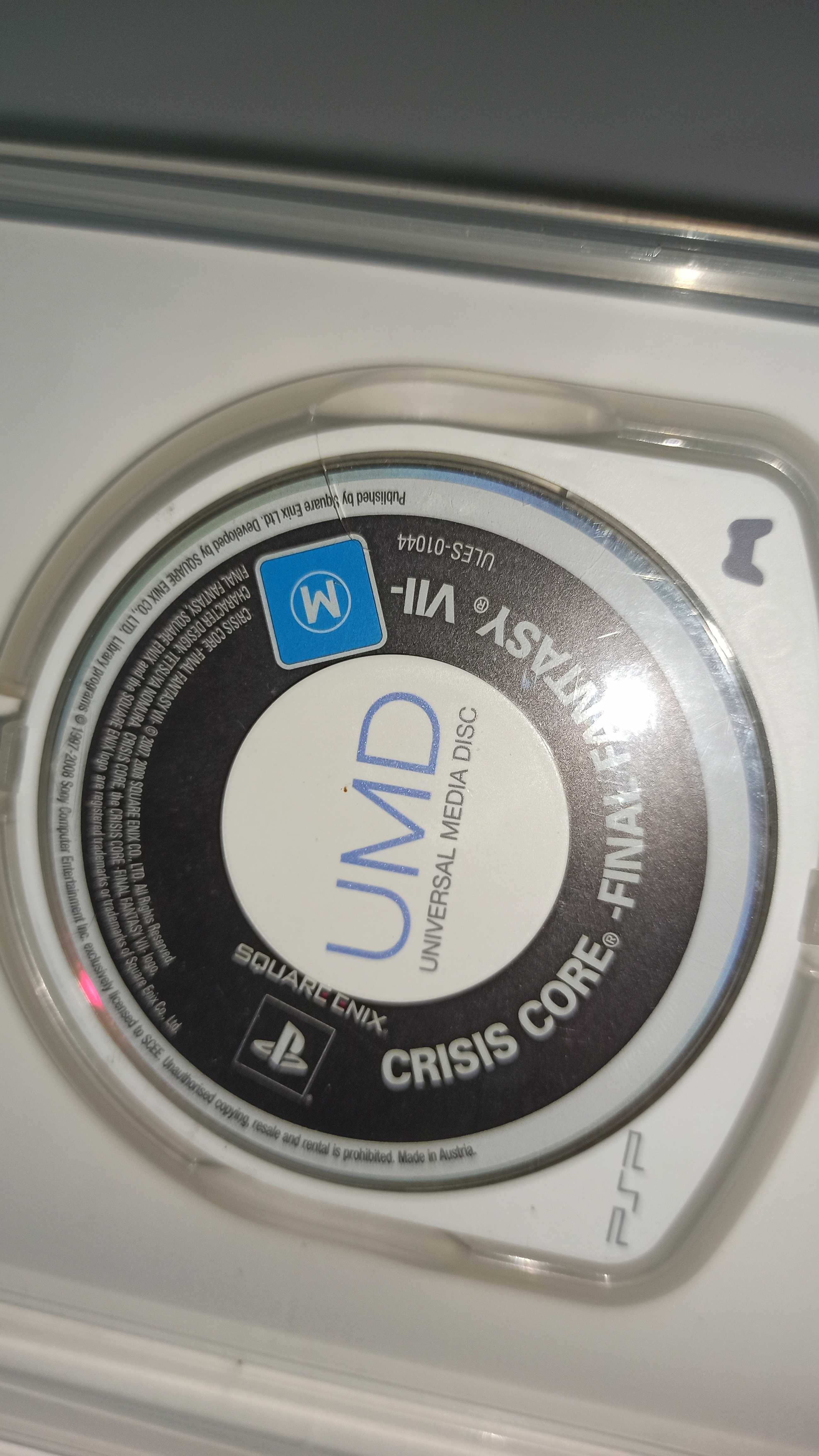 sony psp CRISIS CORE FINAL FANTASY VII unikat angielska wersja PREMIUM