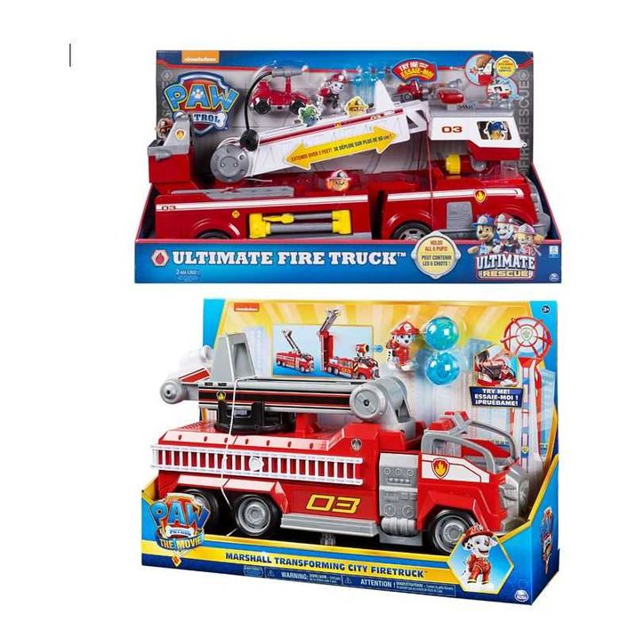 Camião Bombeiros Patrulha Pata Marshall Ultimate Rescue Fire truck