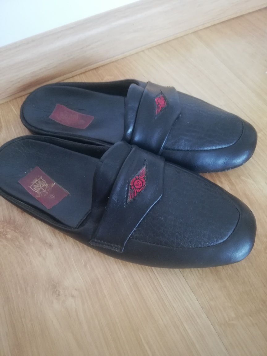 Pantofle kapcie męskie roz 40 PRL