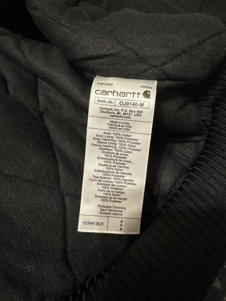 Carhartt 0J0140-M active insulate canvas jacket размер S