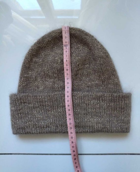 Czapka wełniana 100% wełna klasyczna elegancja