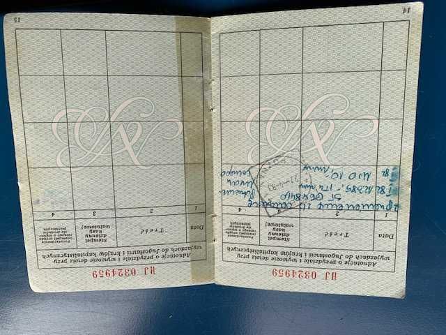 Stara książeczka walutowa