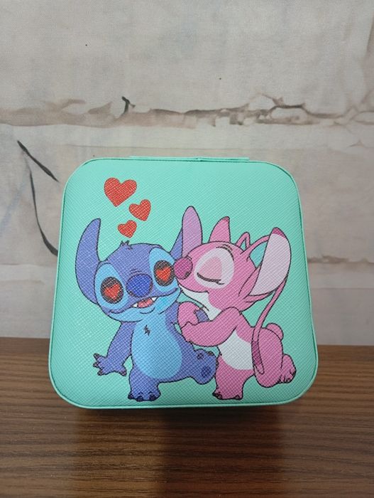 Pudełko na biżuterię mała szkatułka Stitch i Angel