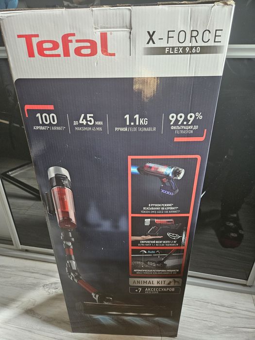 Okazja! Nowy Odkurzacz pionowy Tefal X-Force Flex 9.60 Auto TY2079