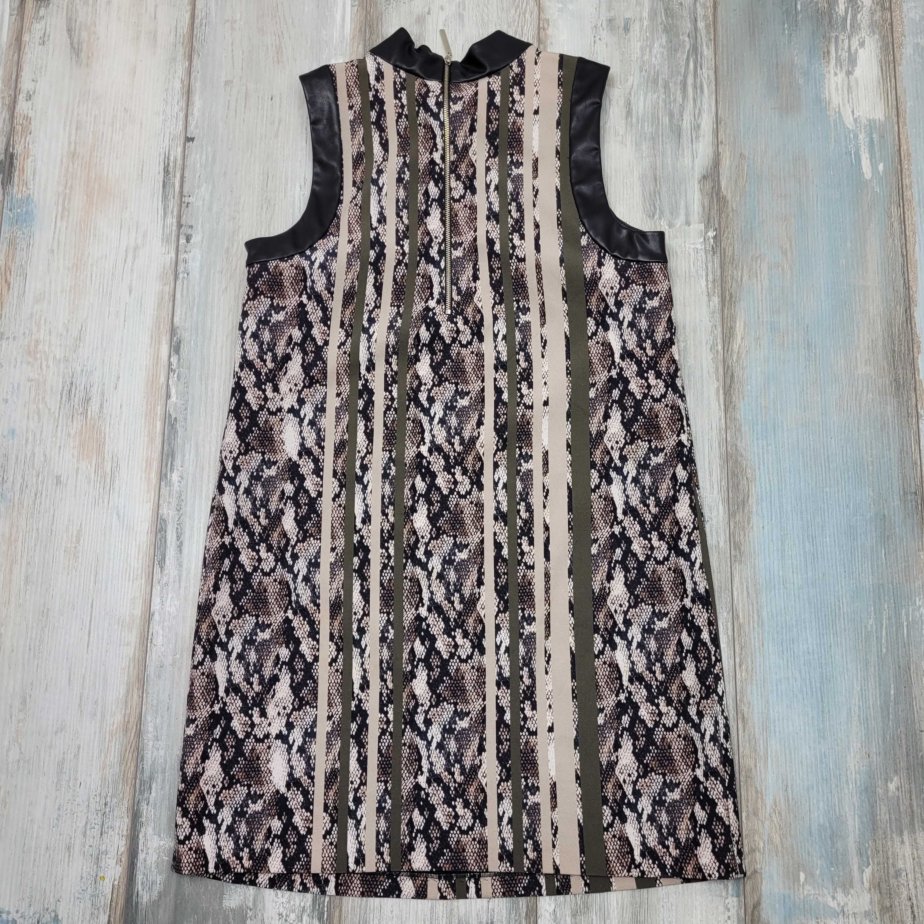 LIU JO DRESS SNAKE Tweed wężowa women nowy model  sukienka