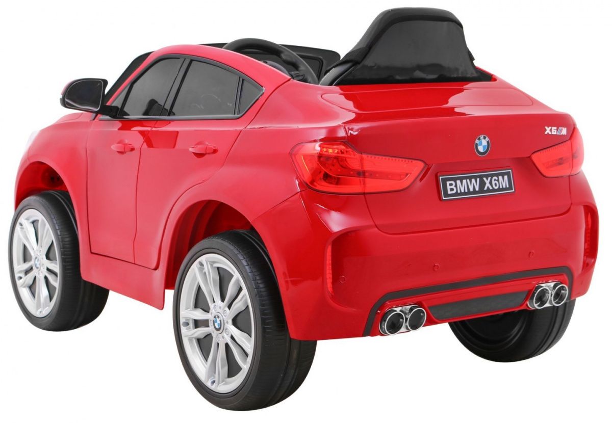 Auto pojazd samochód na akumulator dla dzieci BMW X6M Lakier Czerwony