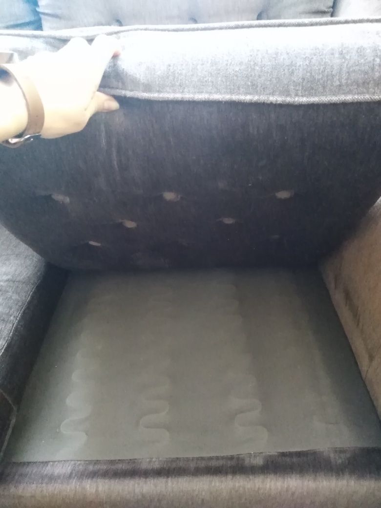 Sofa dwuosobowa brąz