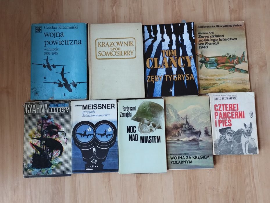 9 książek o wojnie, historie wojenne, fabularne,