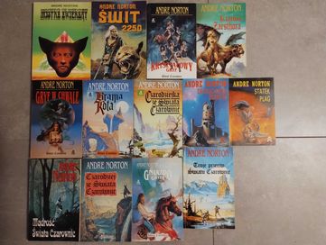 13x Andre Norton Mistrz zwierząt Klątwa Zarsthora Statek plag