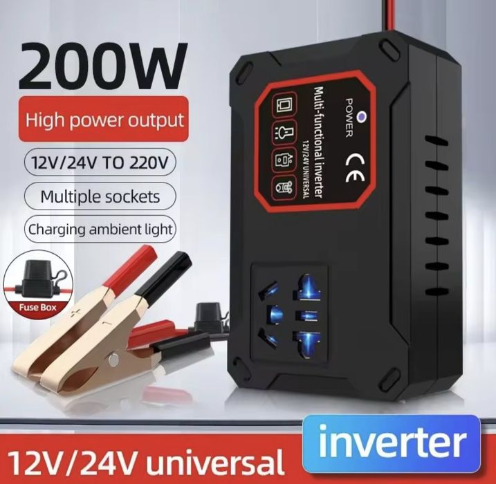 Інвертор 220w. Перетворювач струму.