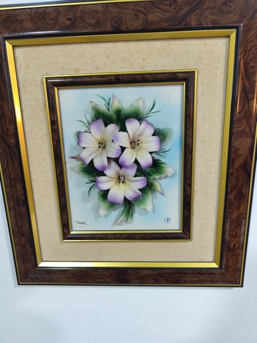 Vendo quadro com flores