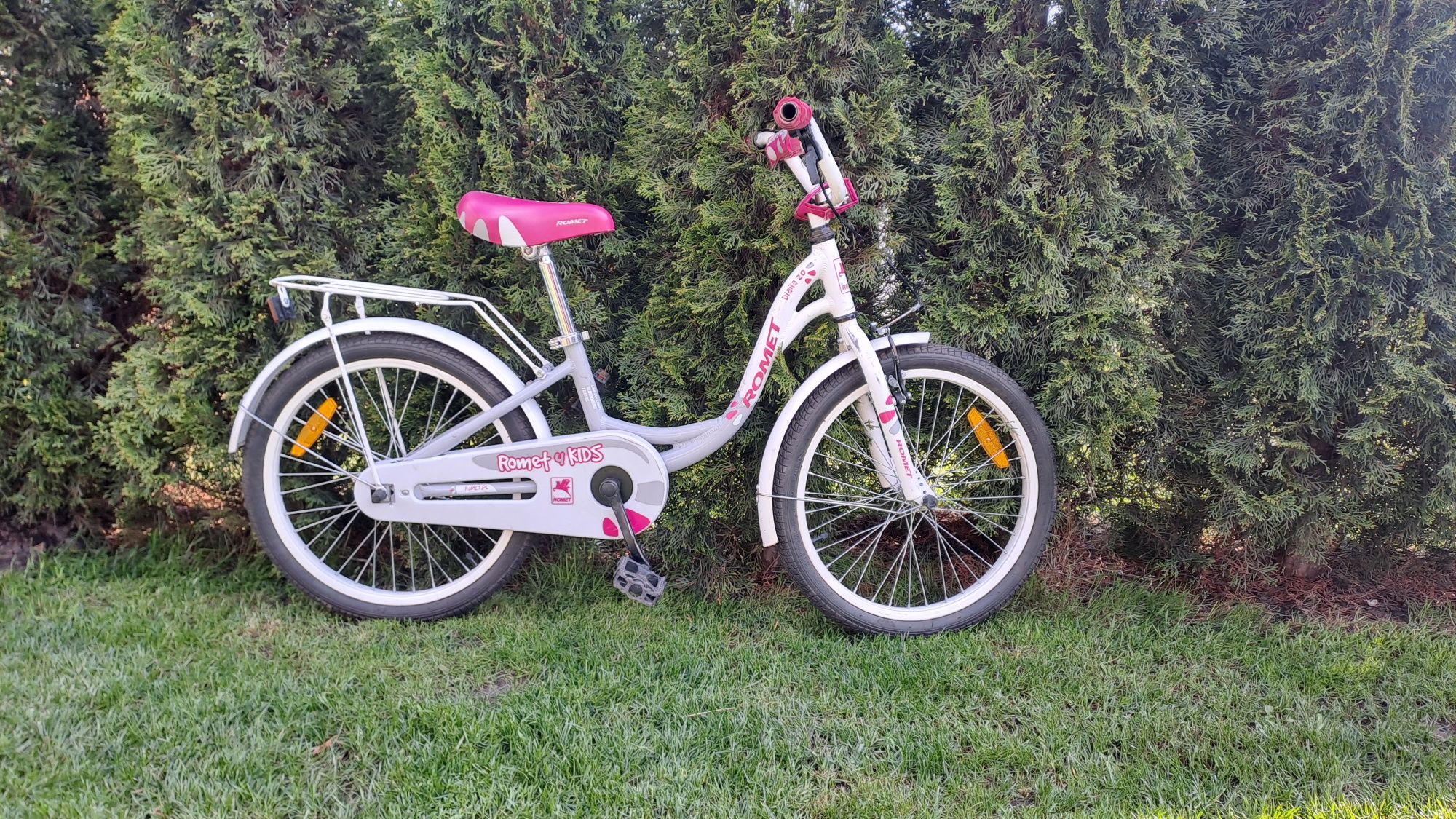 Велосипед дитячий Romet Diana 20", алюмінієва рама