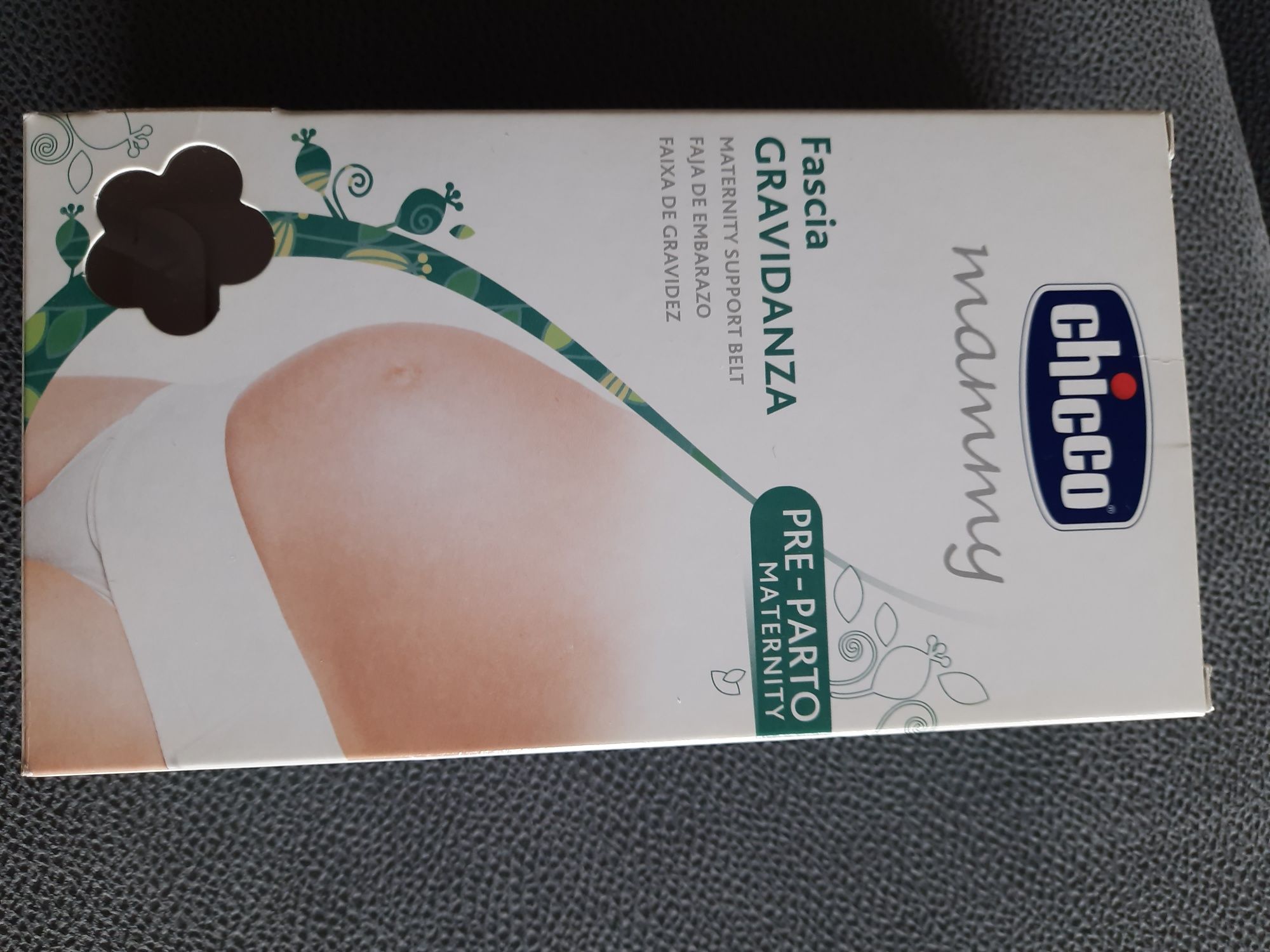 Faixa de gravida, pré-parto, marca chicco