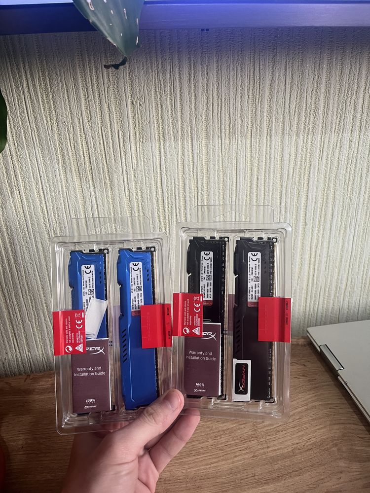 HyperX DDR3 16gb (2x8gb kit) ЦІНА ЗА КОМПЛЕКТ! оперативна памʼять
