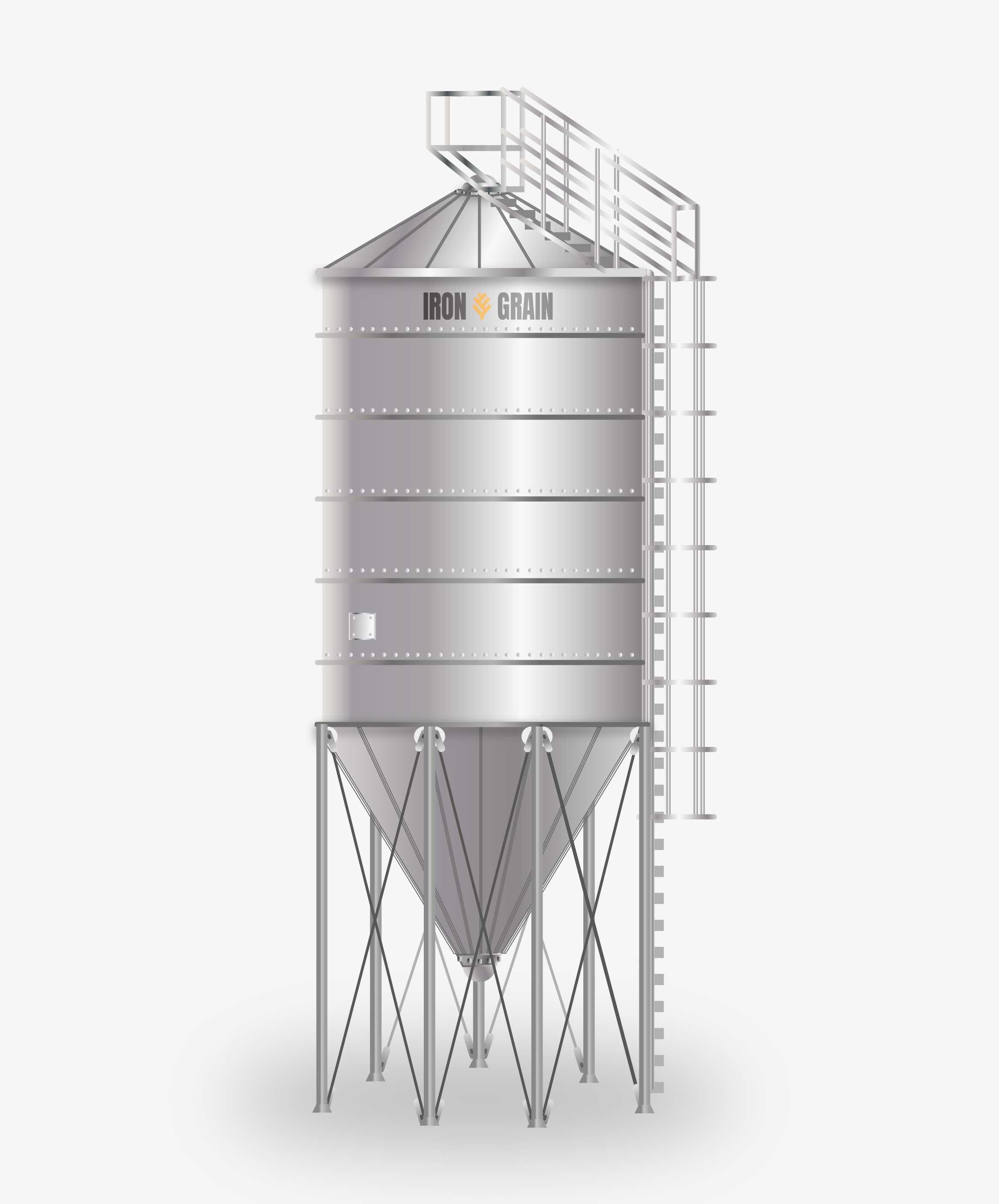 Silosy Paszowe Typu SLP Silos paszowy 10T 100 ton WYSOKA JAKOŚĆ