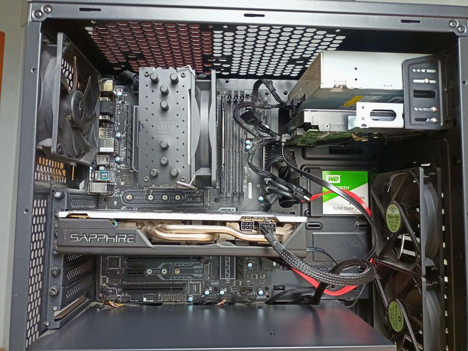 i5 7500 + RX 580 + 16 GB DDR4 + 3,25 TB + akcesoria