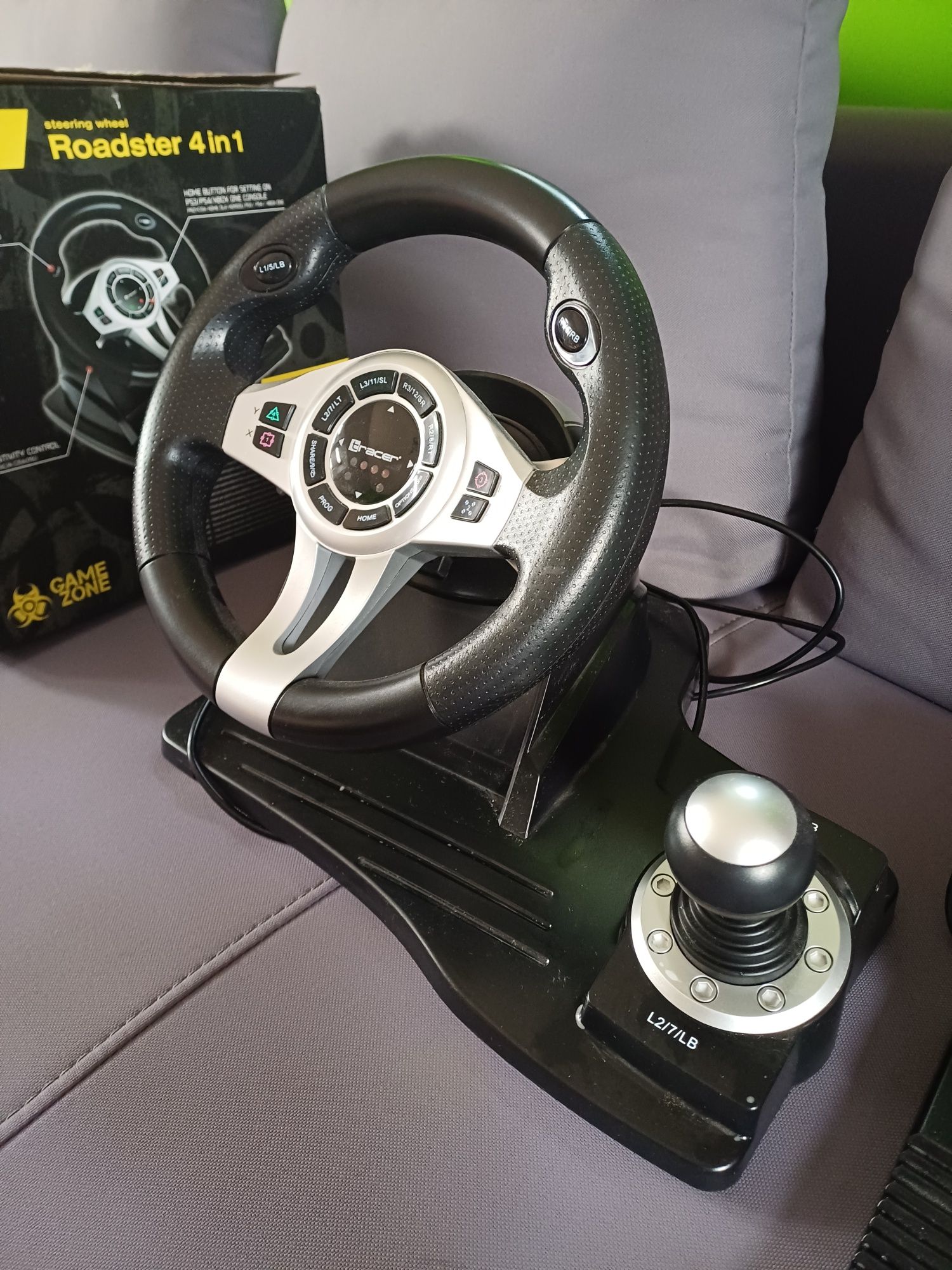 Kierownica gamingowa Roadster 4w1