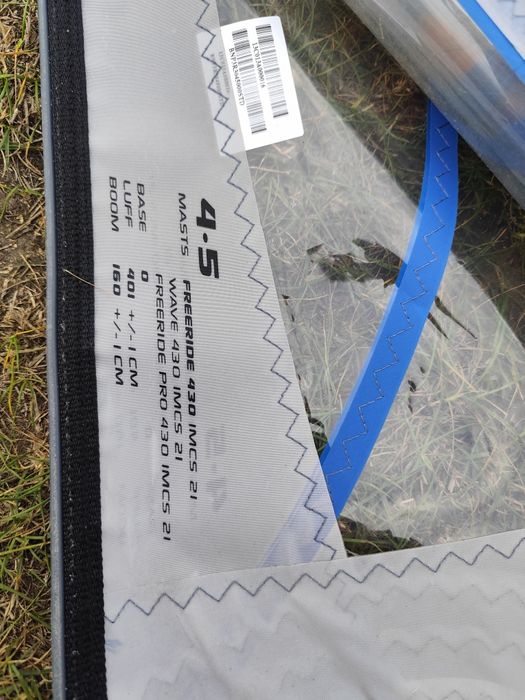 Żagiel Neilpryde  4.7 Reach Jak NOWY windsurfing Neil Pryde