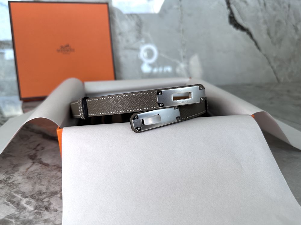 Ремінь Hermes Kelly Belt epsom, пояс ермес келлі, ремень эрмес келли