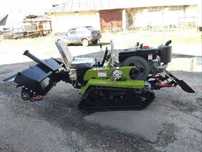 Гусеничний мінітрактор DOZER-35 35 к.с., з фрезою, плугом і косаркою