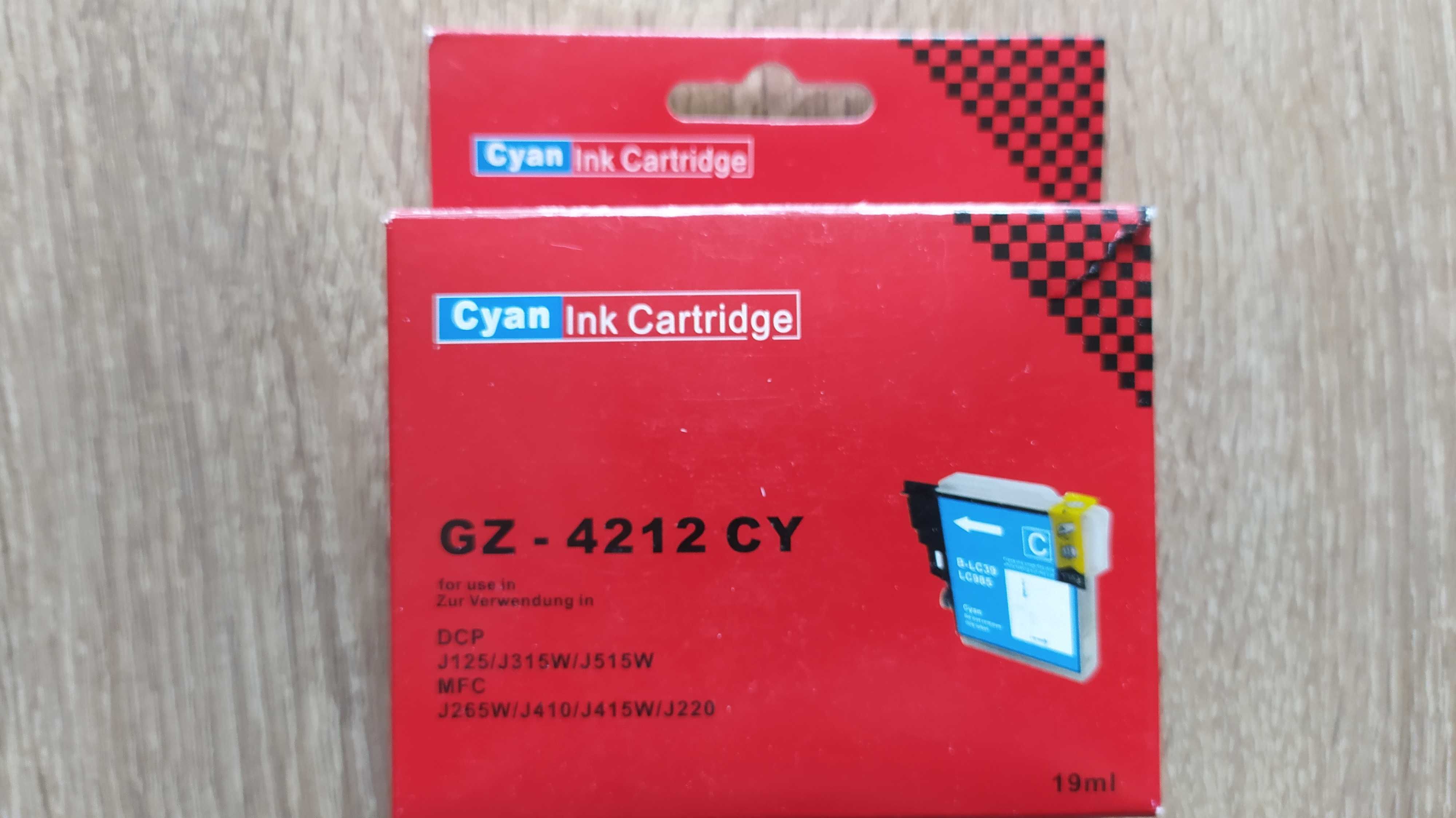 Tusze do drukarki cyan i magenta