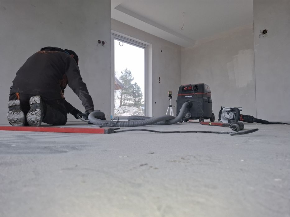 Szlifowanie frezowanie kucie obróbka betonu Usuwanie subitu, lepiku