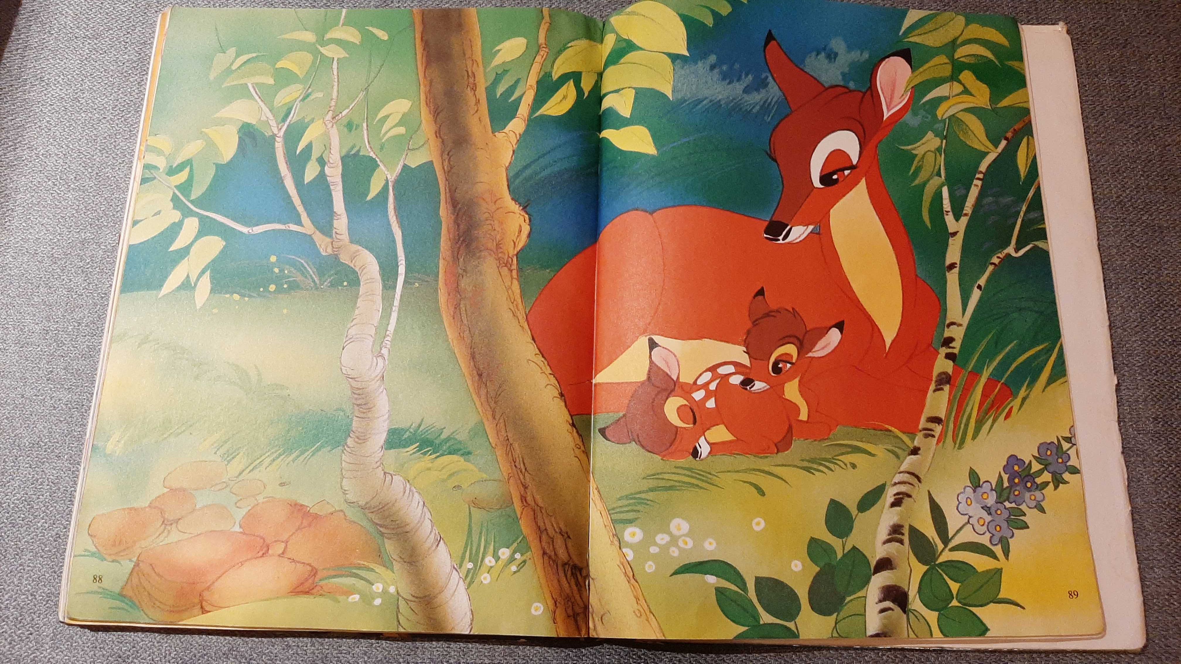 Bambi i Zajączek Tuptuś Disney format A4 twarda oprawa Sarenka Jelonek
