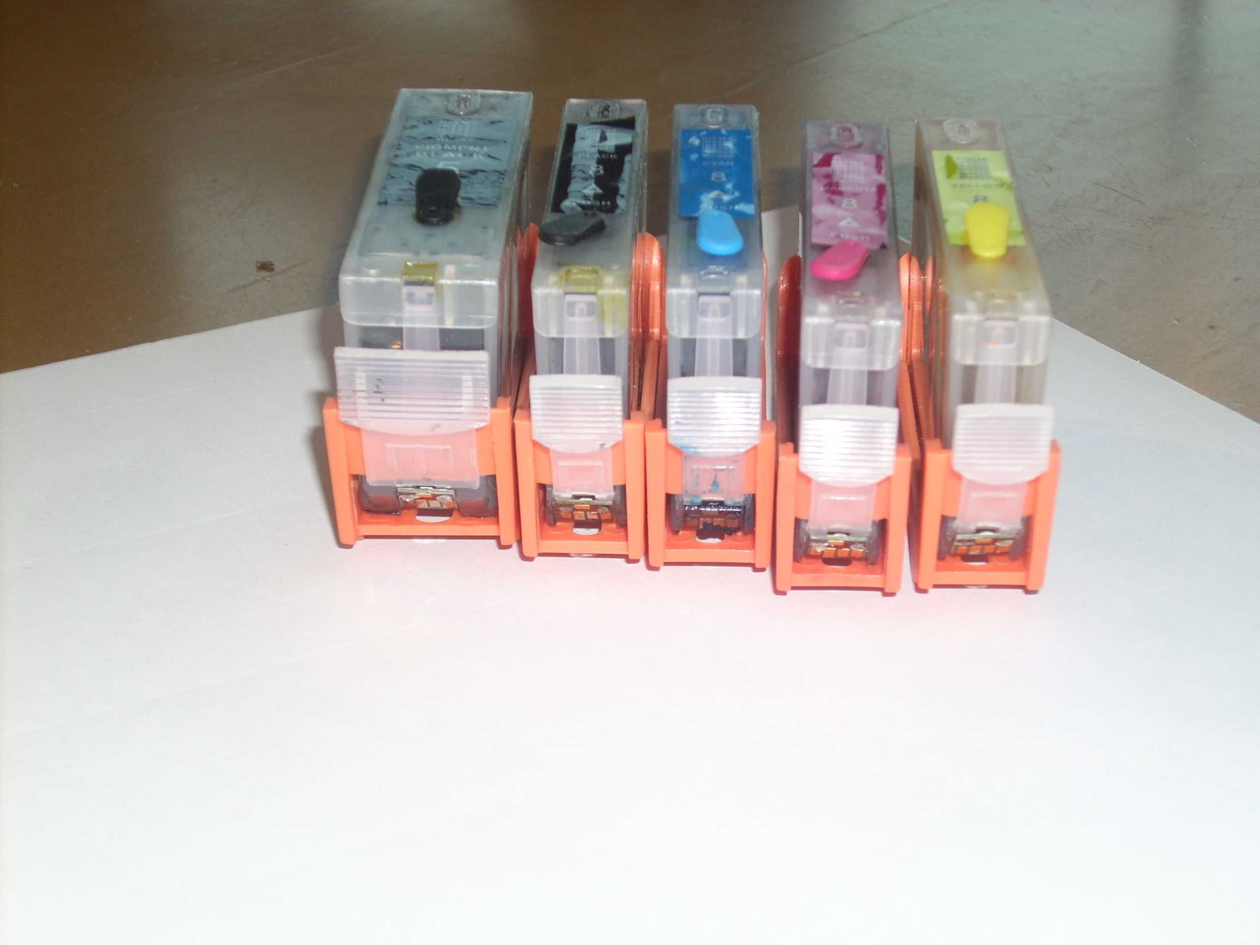 Tusze do drukarki Canon IP4500 wieczne chipy PGI 5 x 1 CLI 8 x 4