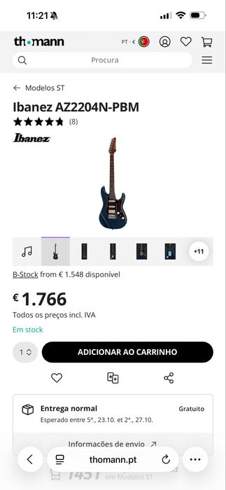 Ibanez AZ2204N-PBM