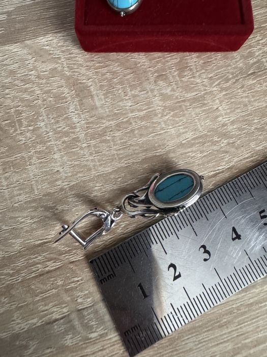 Сережки, серьги бирюза, серебро, срібні 925. Срібло, янтарь, бурштин