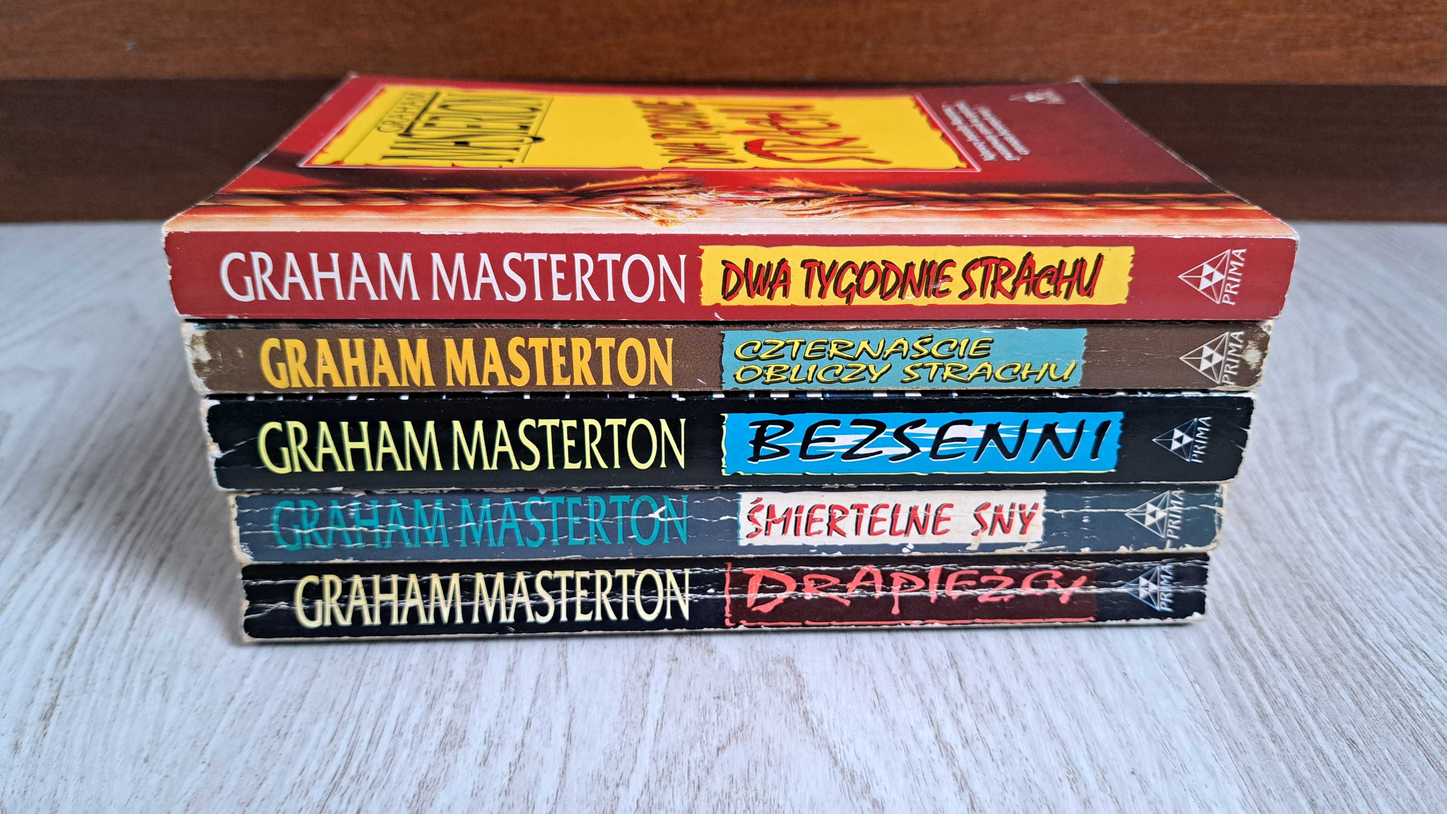 5x Masterton Dwa tygodnie strachu Czternaście obliczy strachu Bezsenni