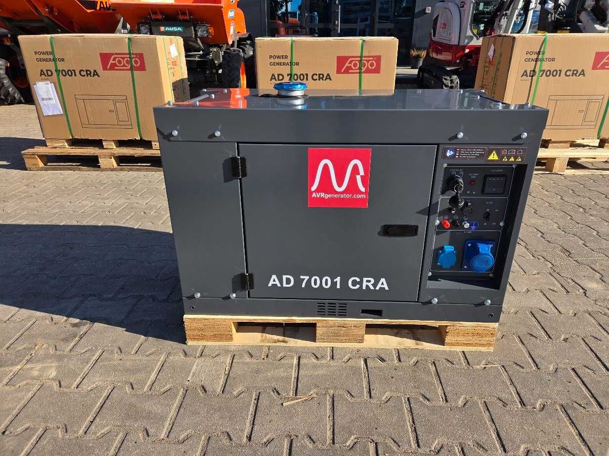 Agregat Prądotwórczy FOGO AD7001CRA Diesel Zabudowany Wyciszony 6,5kW