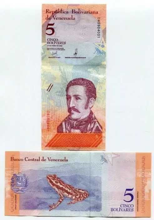 Venezuela 2018 5 Bolivares UNC x 100 Notas - 1 Bundle