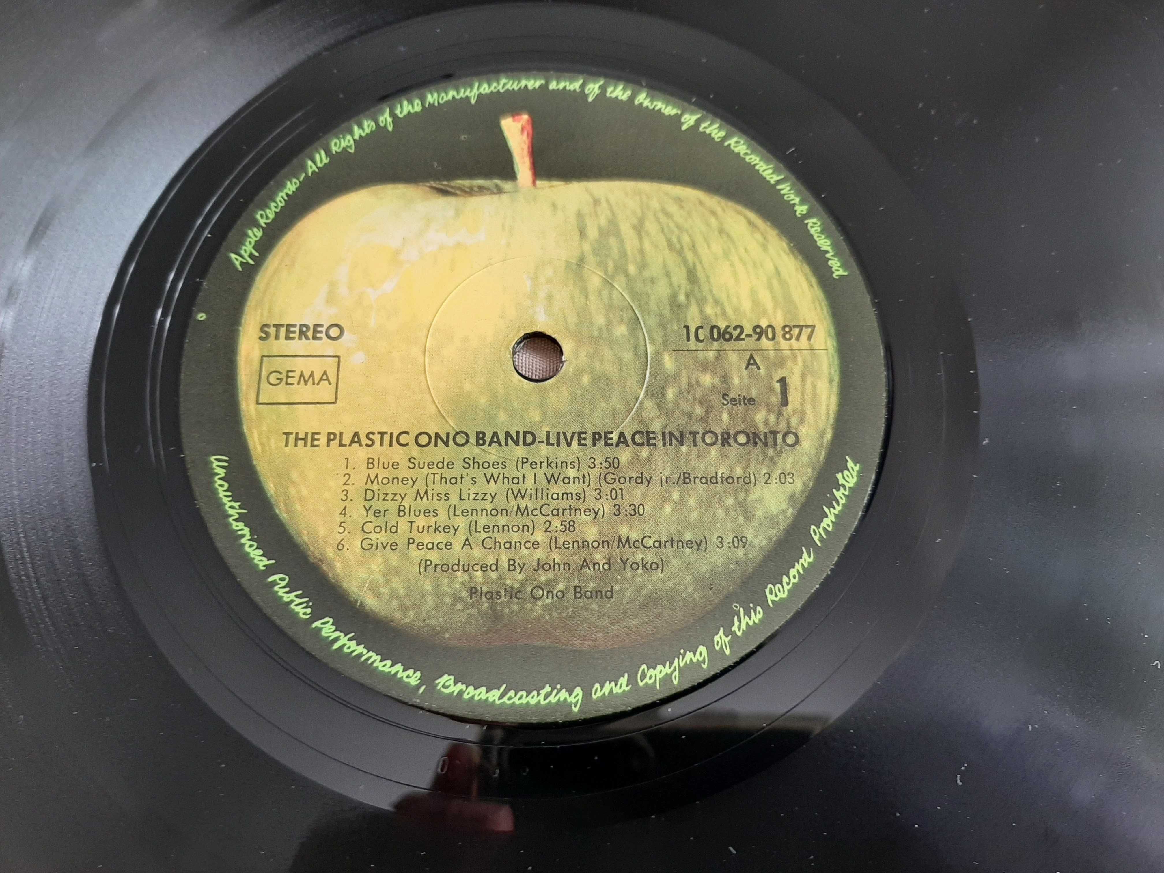 John Lennon/Plastic Ono Band - Live Peace Toronto - Vinil LP