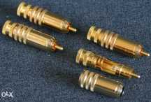 Fichas RCA Douradas com aperto