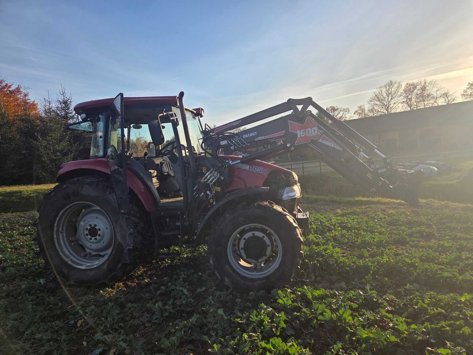 case farmall 105a z ładowaczem, case, ciągnik, pierwszy właściciel