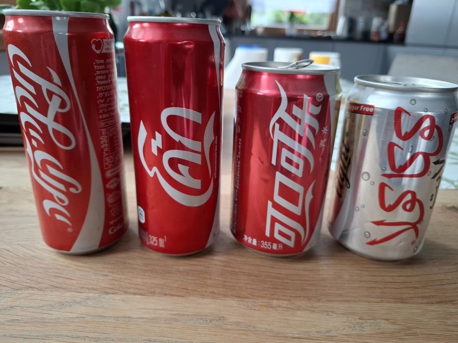 Puszki coca cola kolekcjonerskie