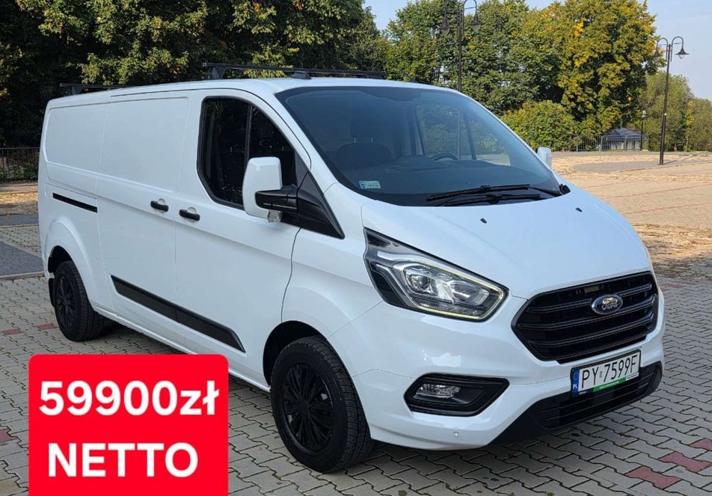 Ford Transit Custom  L2H1/Salon PL/Serwis ASO/Zadbany/Super stan/Klimatyzacja/Hak/Gwarancja