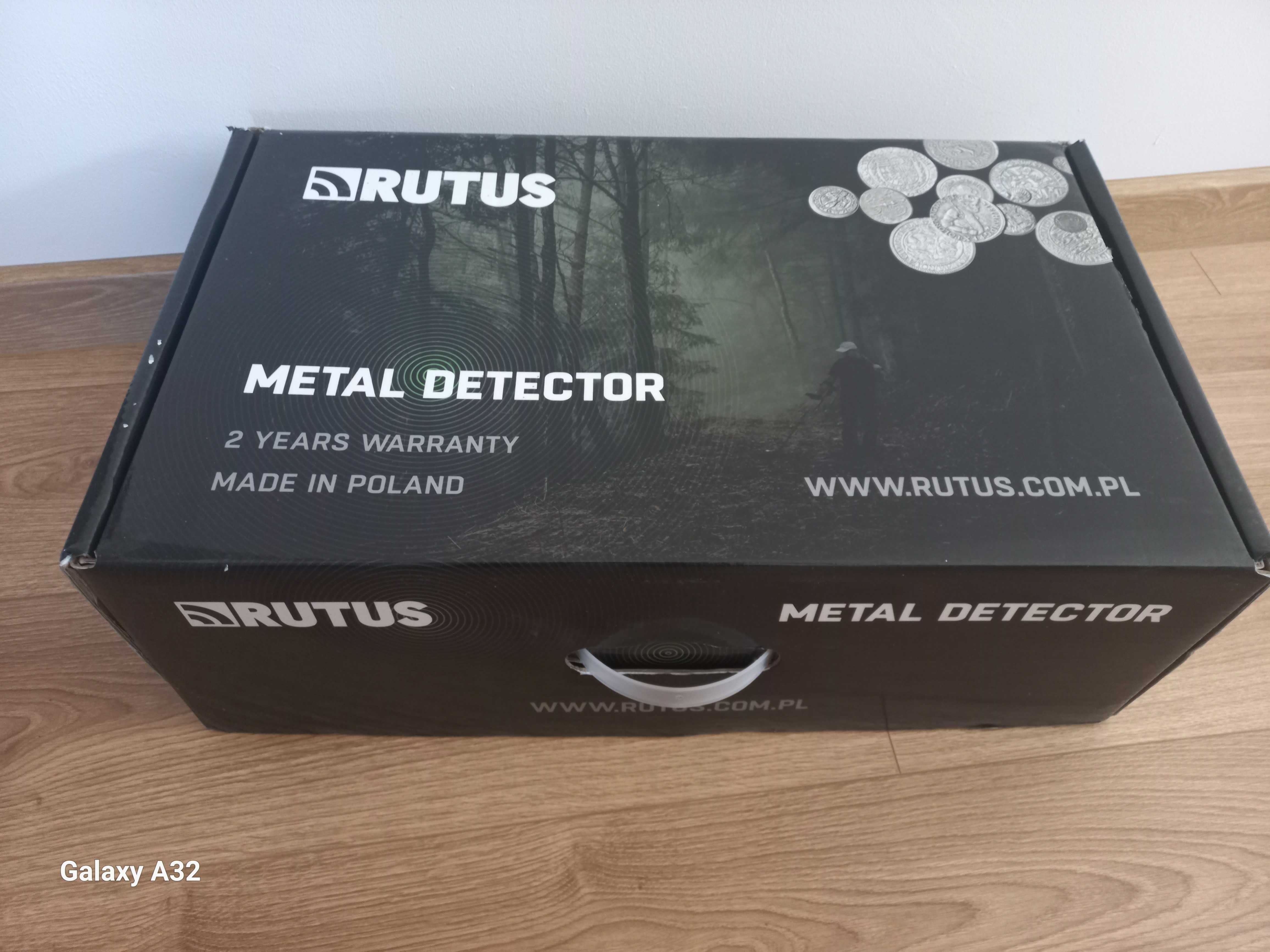Wykrywacz metali Rutus Atrex + zestaw