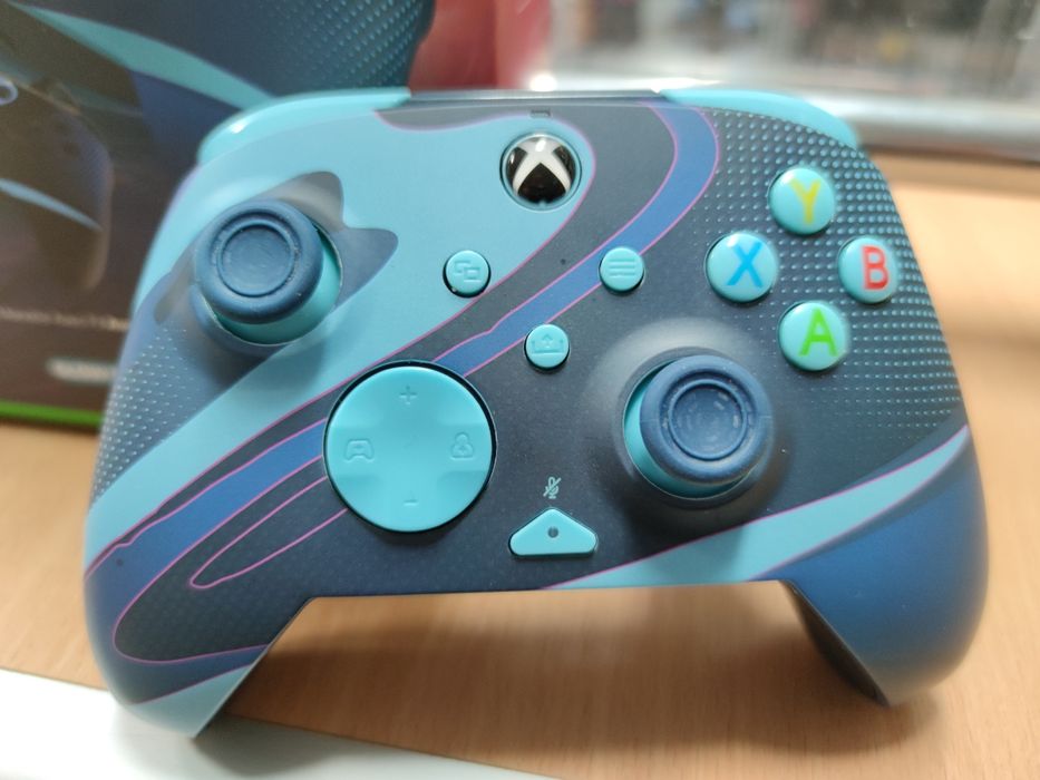 Pad przewodowy XBOX PDP Rematch Blue Tide Glow komis Madej Tarnów
