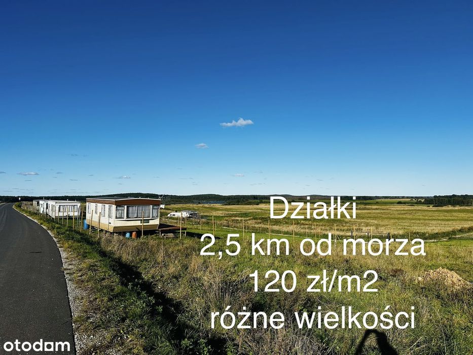 Działki rekreacyjne w Pogorzelicy 2 km od morza