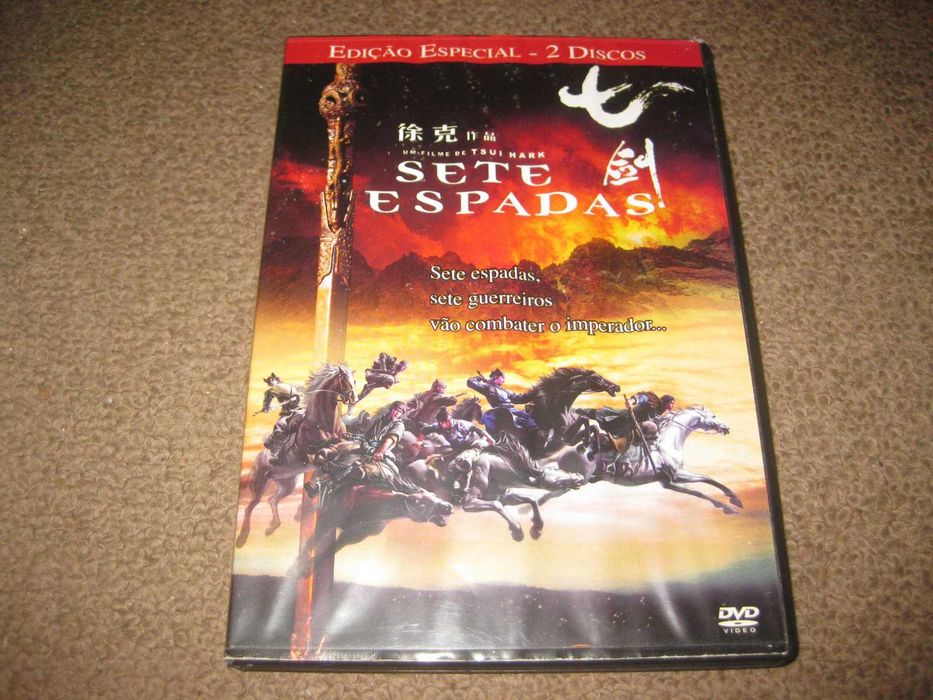 "Sete Espadas" de Tsui Hark/Edição Especial com 2 DVDs/Raro!