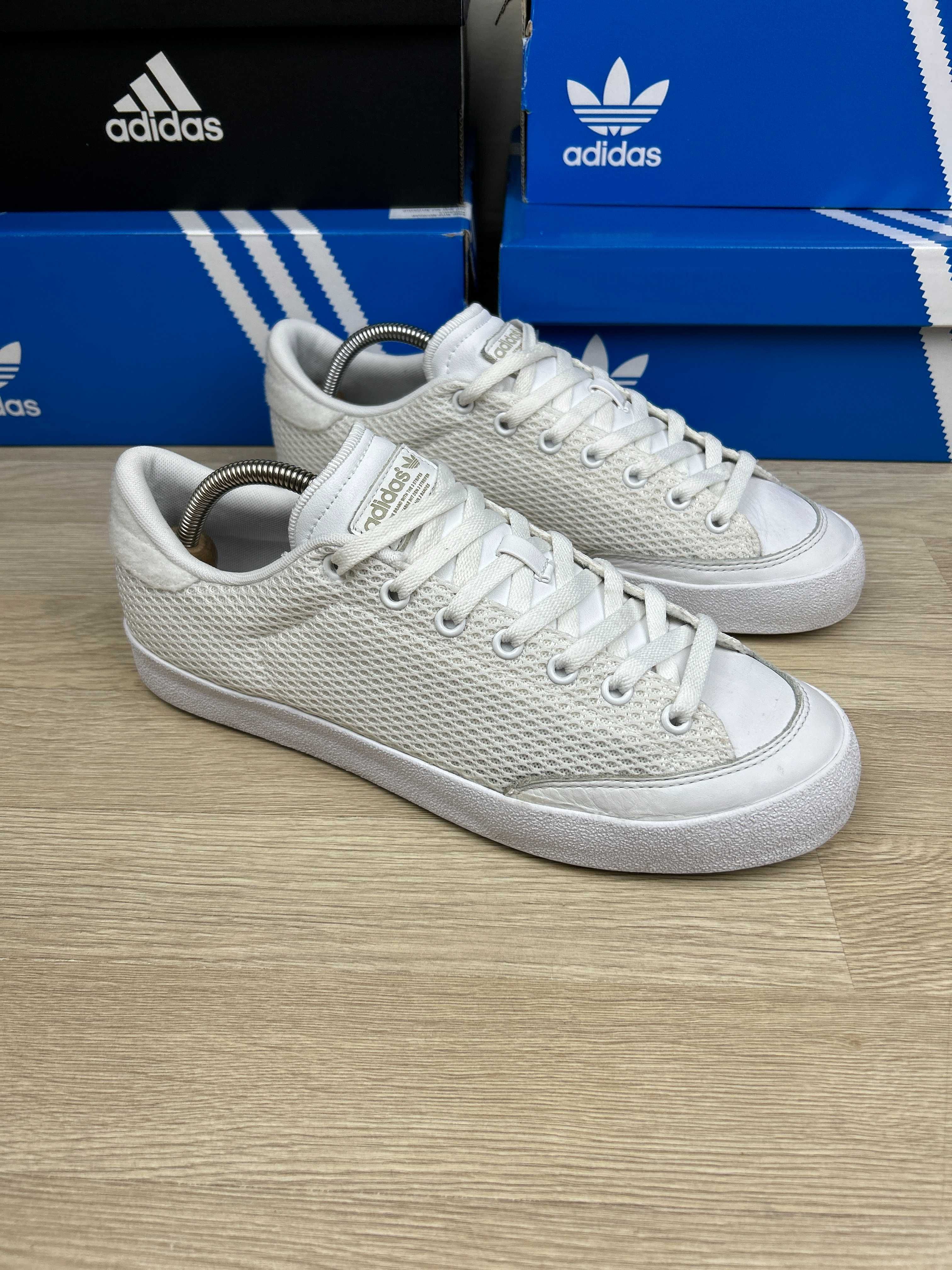 Кроссовки Adidas Court Tourino белые сеточка 44