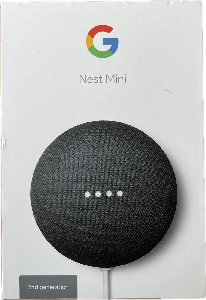 Inteligentny głośnik Google Nest mini (2 generacja) czarny