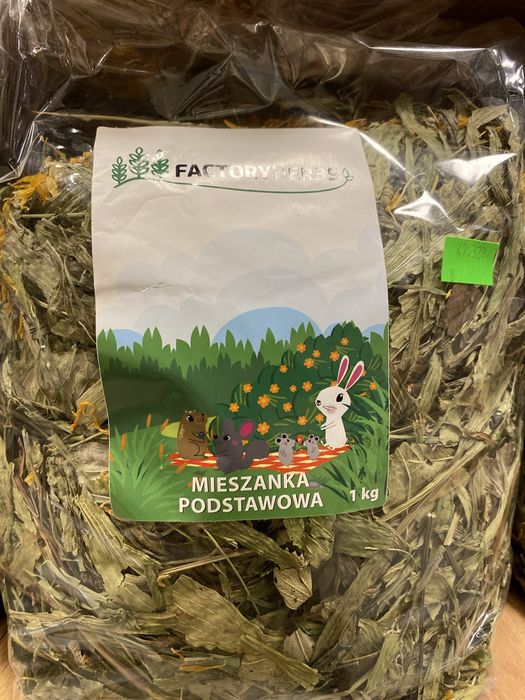 Mieszanka ziół 1 kg podstawowa dla królika świnki gryzonia